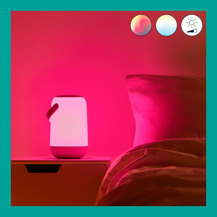 WiZ Lampe de Table Portable - Éclairage LED Connecté - Coloré visuel fournisseur