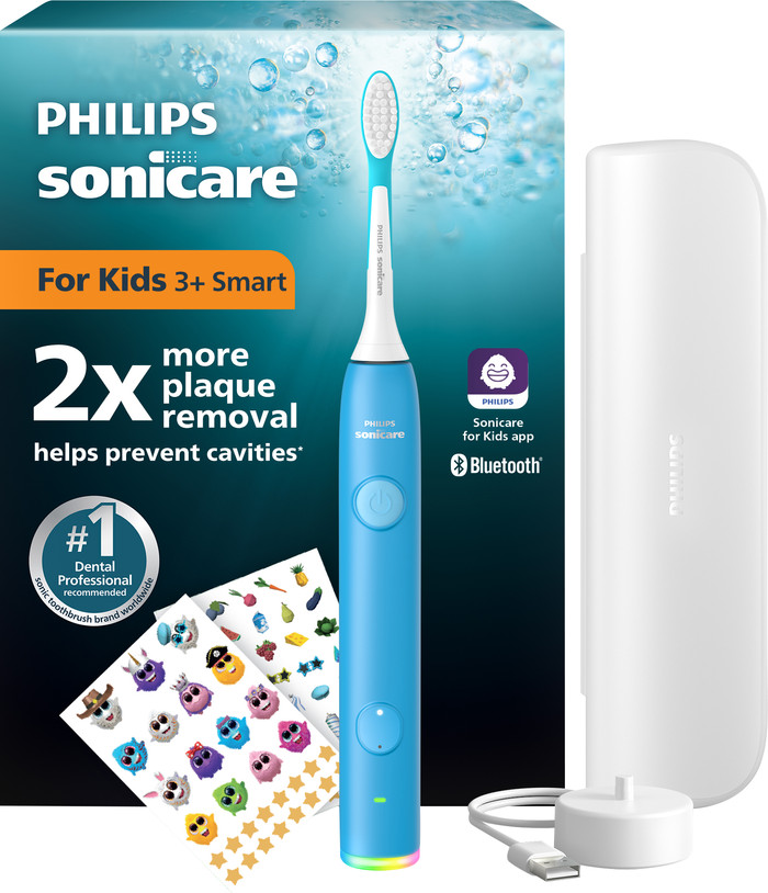 Philips Sonicare For Kids 3+ Smart HX6600/42 Blauw Main Image