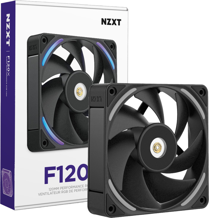 NZXT F120X RGB - Zwart verpakking