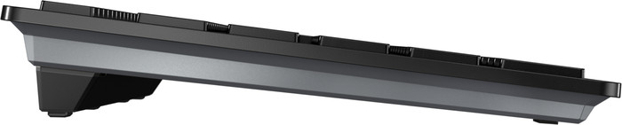 CHERRY DW 9500 SLIM Desktop Set Clavier et Souris Sans Fil AZERTY Noir côté gauche