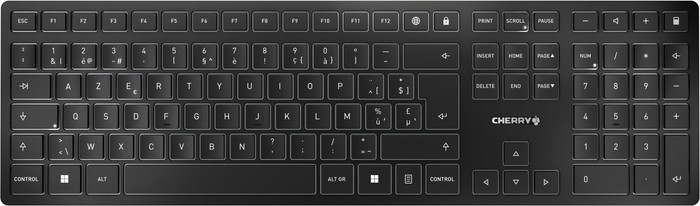 CHERRY DW 9500 SLIM Desktop Set Clavier et Souris Sans Fil AZERTY Noir détail