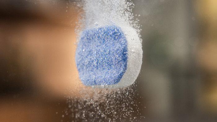 Siemens Descaling Tablets + Cleaning Tablets product in use