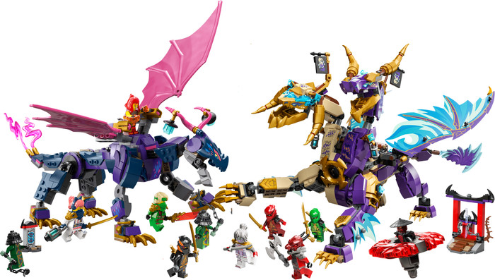 LEGO NINJAGO - Duo de Dragons Mauves Main Image