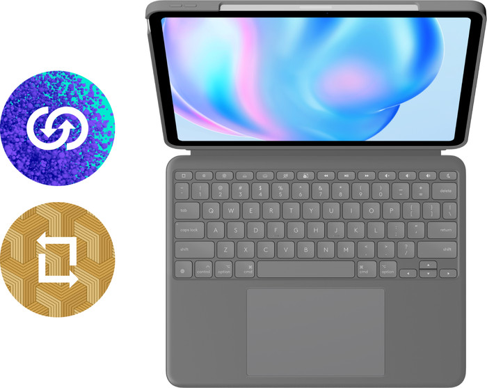 Logitech Combo Touch Apple iPad Air 13" (2025/2024) Étui Clavier AZERTY Gris visuel fournisseur
