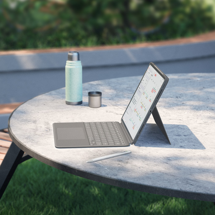 Logitech Combo Touch Apple iPad Air 13" (2025/2024) Étui Clavier AZERTY Gris visuel fournisseur