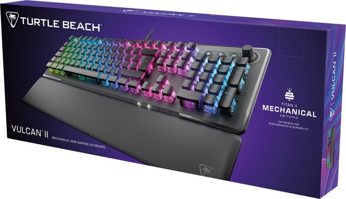 Turtle Beach Vulcan II Mechanical Gaming Keyboard Black AZERTY packaging