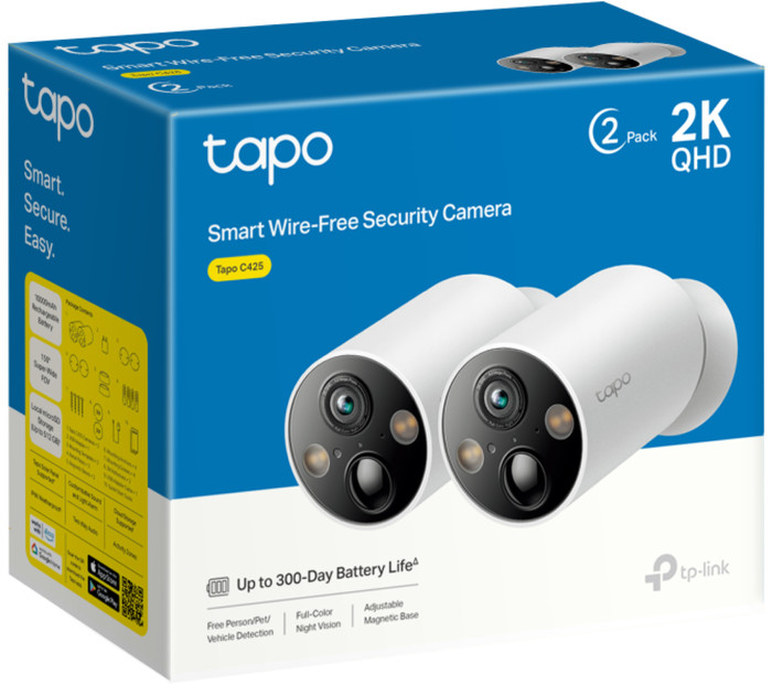TP-Link Tapo C425 2-pack packaging