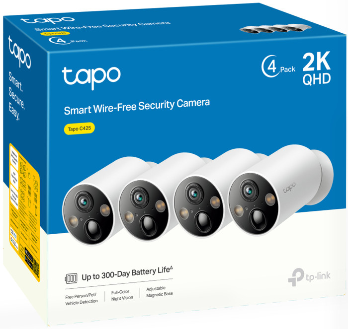 TP-Link Tapo C425 4-pack verpakking