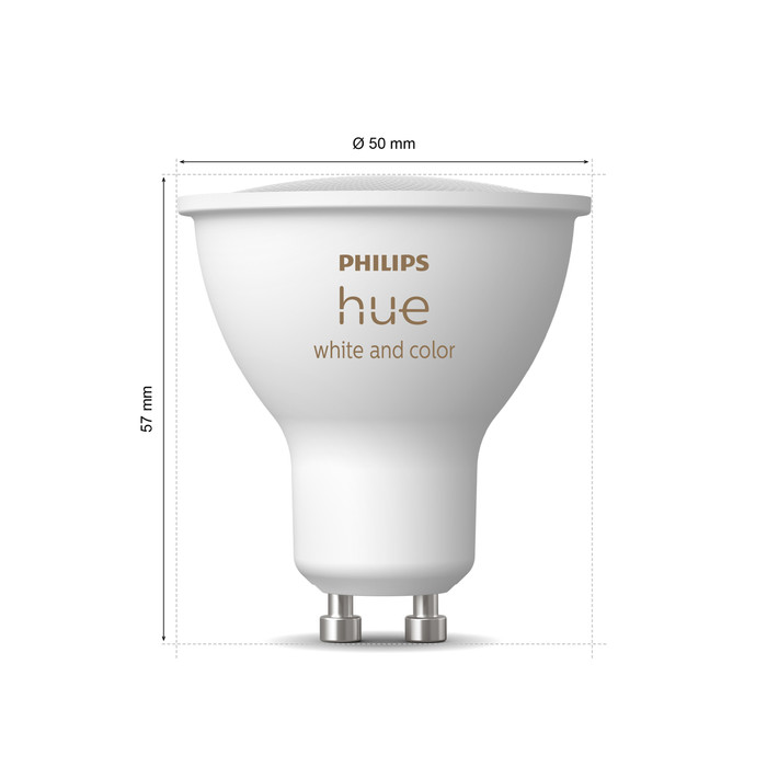 Philips Hue White and Color GU10 3-pack visual leverancier