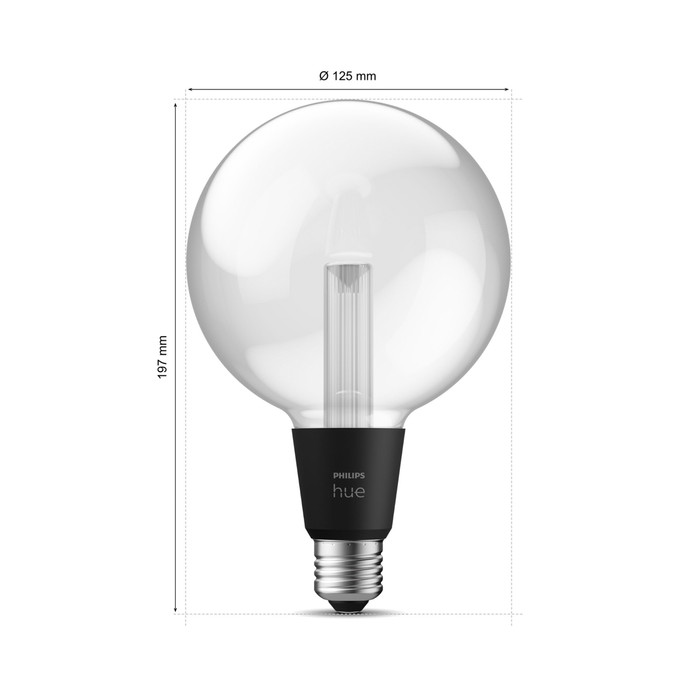 Philips Hue Lightguide Globe XL White and Color E27 visual supplier