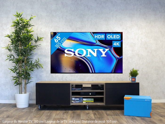 Sony 65'' Bravia 8 OLED 4K (2024) + Sony Bravia Theatre Bar 8 visuel Coolblue 1