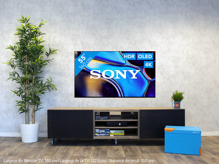 Sony 55'' Bravia 8 OLED 4K (2024) visuel Coolblue 1