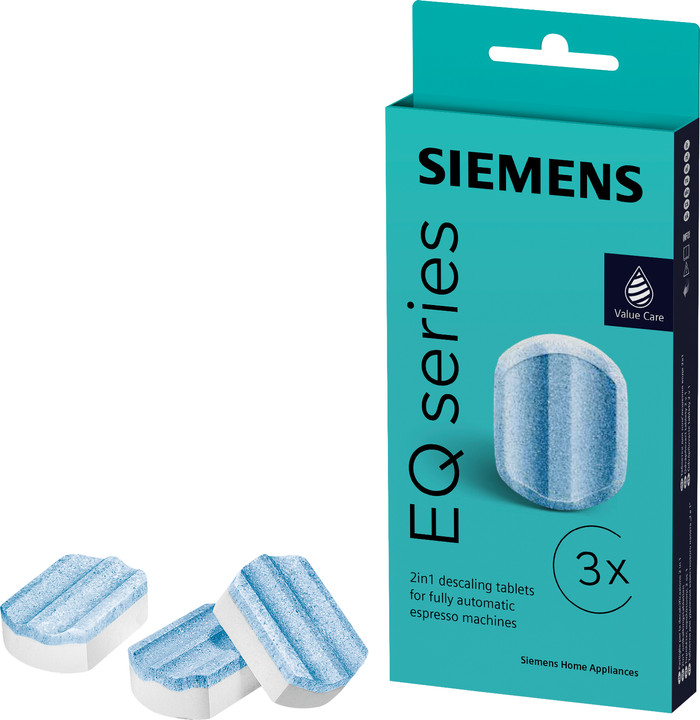 Siemens Descaling Tablets + Cleaning Tablets front