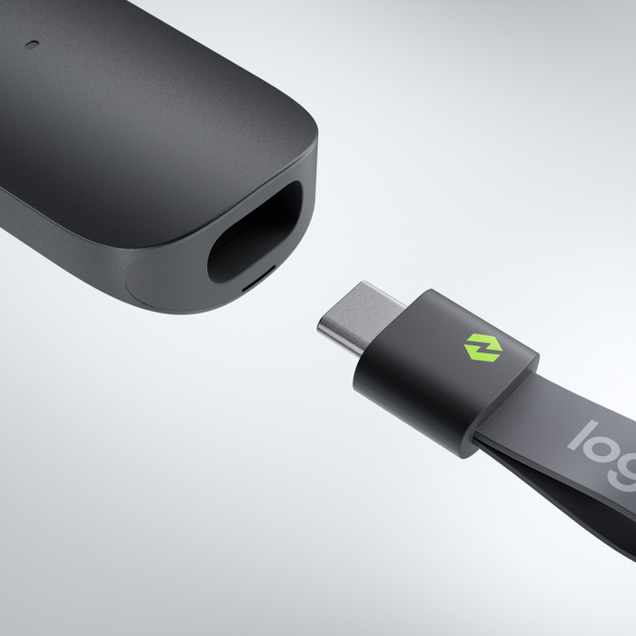 Logitech Spotlight 2 Draadloze Presenter Zwart product in gebruik