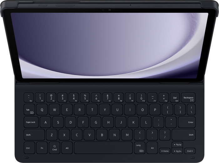 Samsung Galaxy Tab A9 Plus Étui Clavier AZERTY Noir dessus