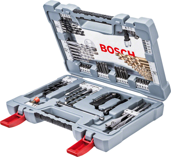 Bosch Premium X-Line 76-piece Drill Bit and Screwdriver Bit Set inside