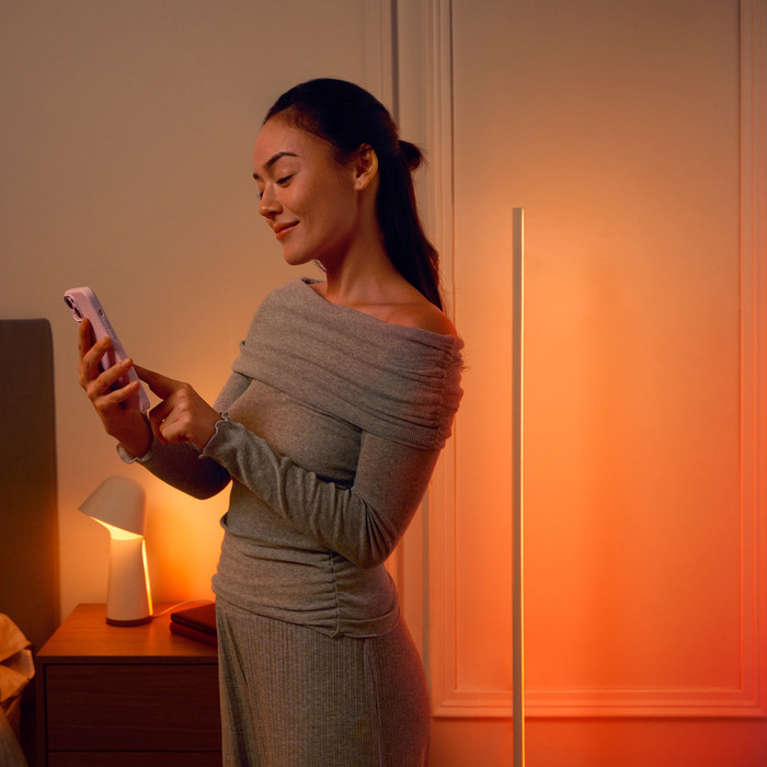 Philips Hue Twilight Sleep & Wake Up Light - Wit product in gebruik