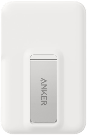 Anker Wireless Power Bank with MagSafe and Qi2 Magnet 10,000mAh with Fast Charging White back