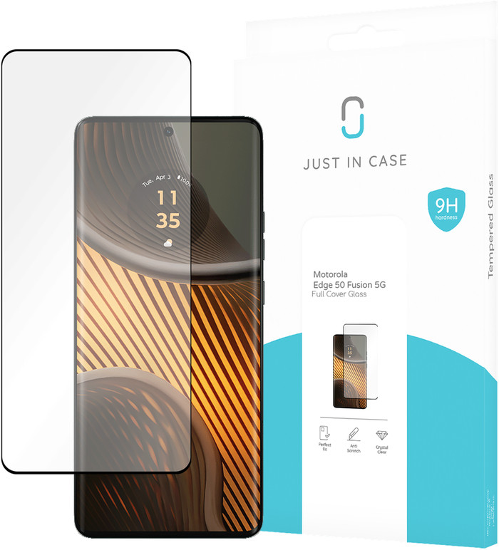 Motorola Edge 50 Ultra 1TB Zwart 5G + Just in Case Tempered Glass Screenprotector visual leverancier