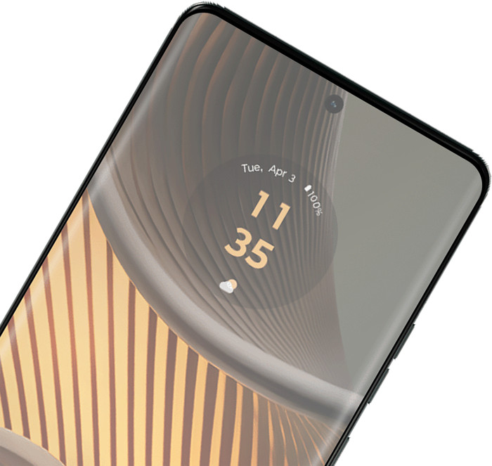 Motorola Edge 50 Ultra 1TB Zwart 5G + Just in Case Tempered Glass Screenprotector detail