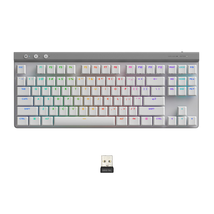 Logitech G515 TKL LIGHTSPEED Gaming Keyboard AZERTY White accessory