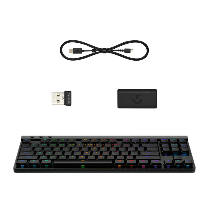 Logitech G515 TKL Lightspeed Gaming Toetsenbord Azerty Zwart accessoire