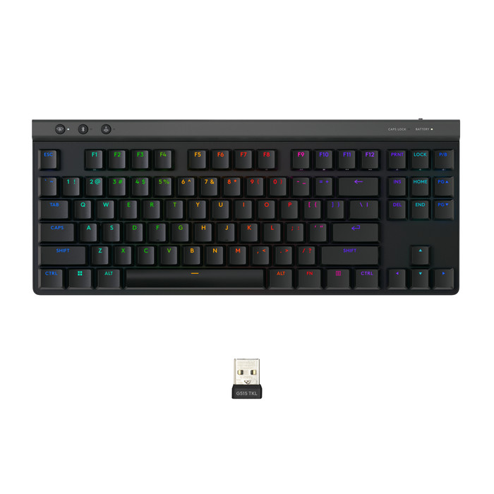Logitech G515 TKL Lightspeed Gaming Toetsenbord Azerty Zwart accessoire