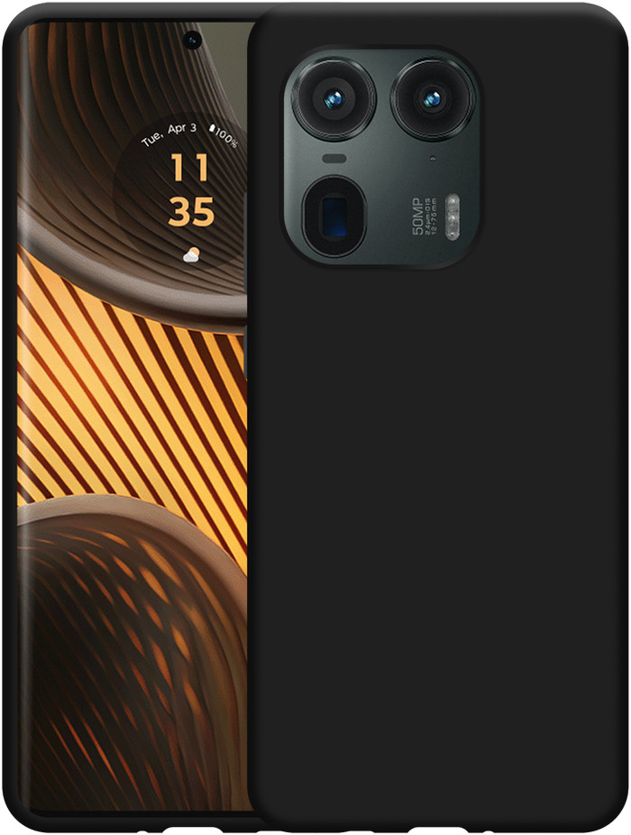 Just in Case Soft Design Motorola Edge 50 Ultra Back Cover Noir visuel fournisseur