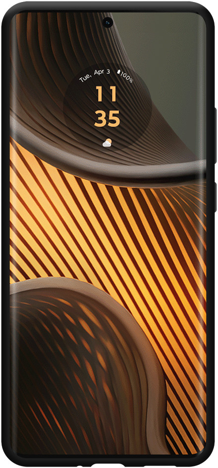 Just in Case Soft Design Motorola Edge 50 Ultra Back Cover Noir avant