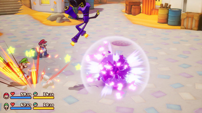 Mario & Luigi Brothership Nintendo Switch visual supplier