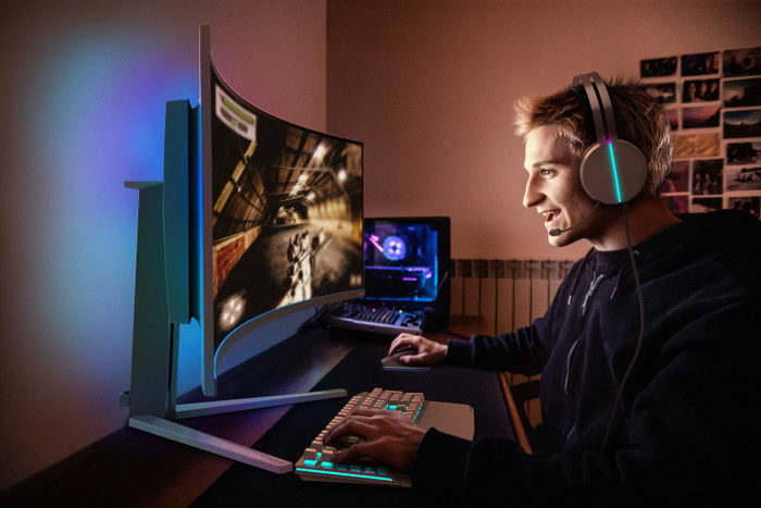 Philips 49M2C8900L/00 product in gebruik