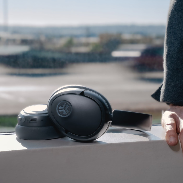 JBuds Lux ANC Gray product in use