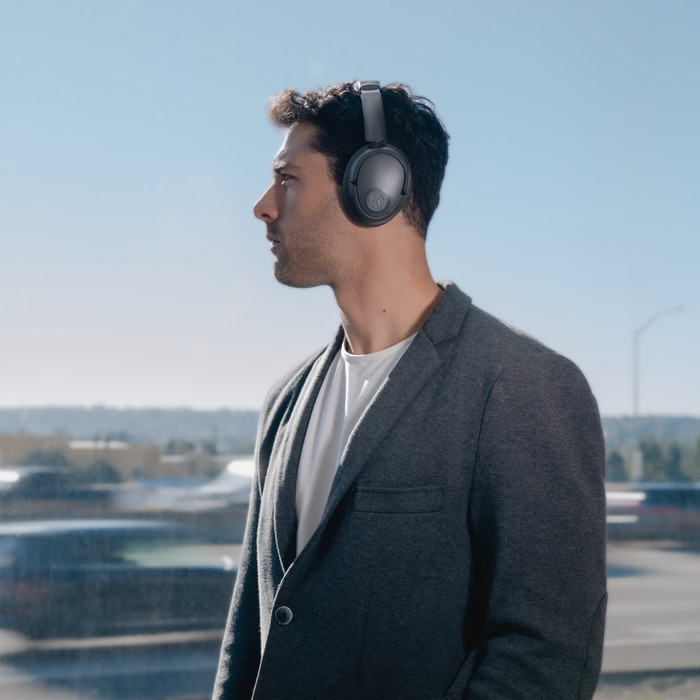 JBuds Lux ANC Gray product in use