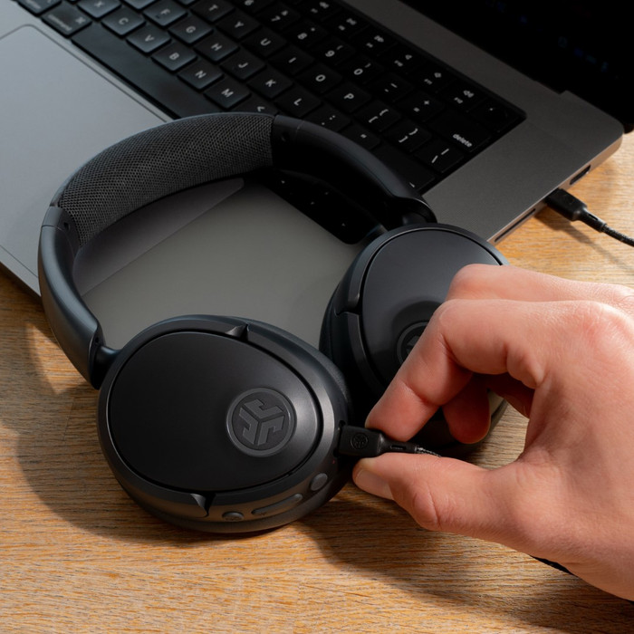 JBuds Lux ANC Gray product in use