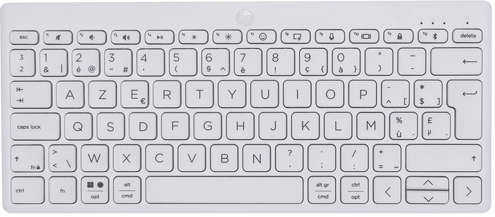 HP 350 Compact Clavier Sans Fil Blanc AZERTY Main Image