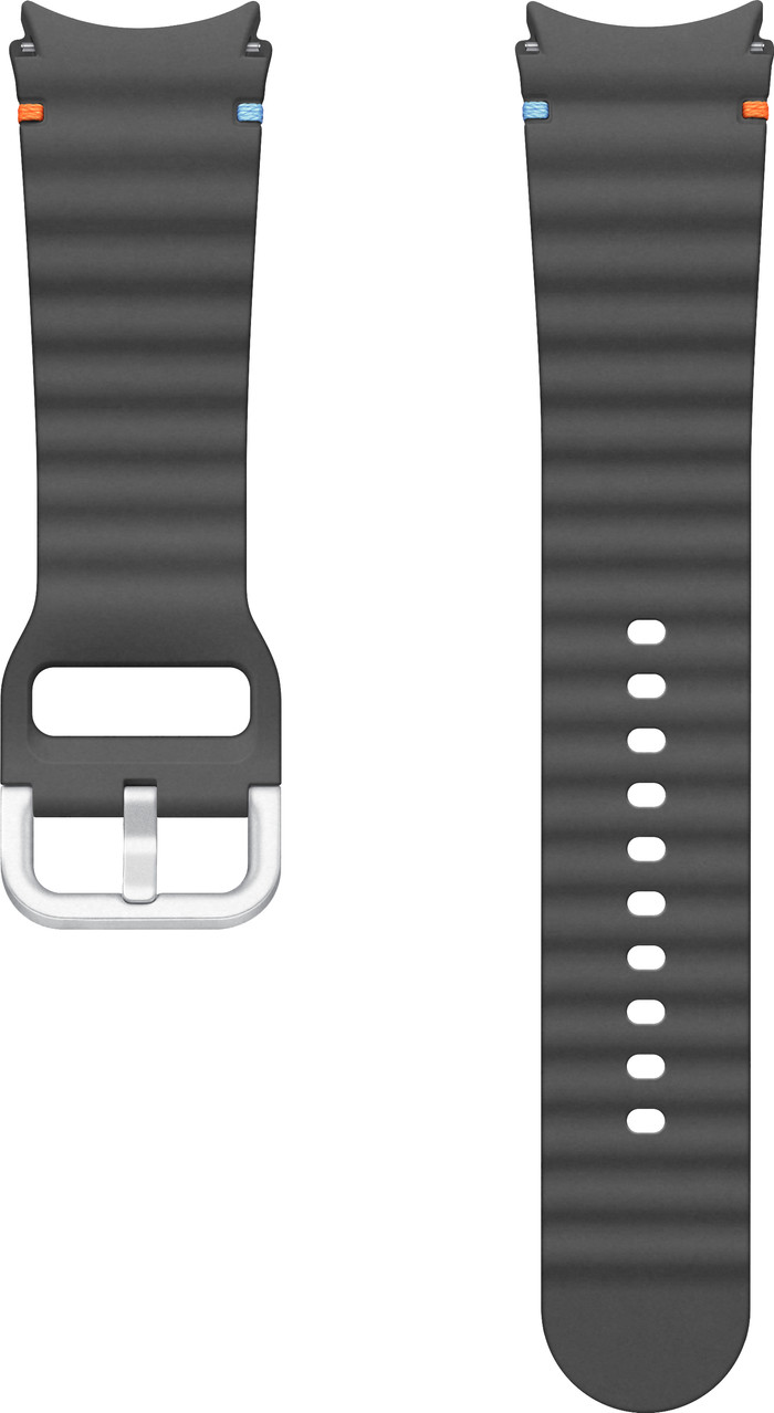 Samsung Bracelet Sport Silicone 20 mm Gris Anthracite M/L Main Image