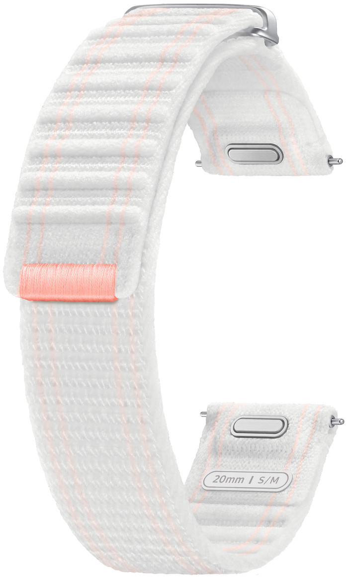Samsung Nylon Bandje 20mm Wit S/M detail