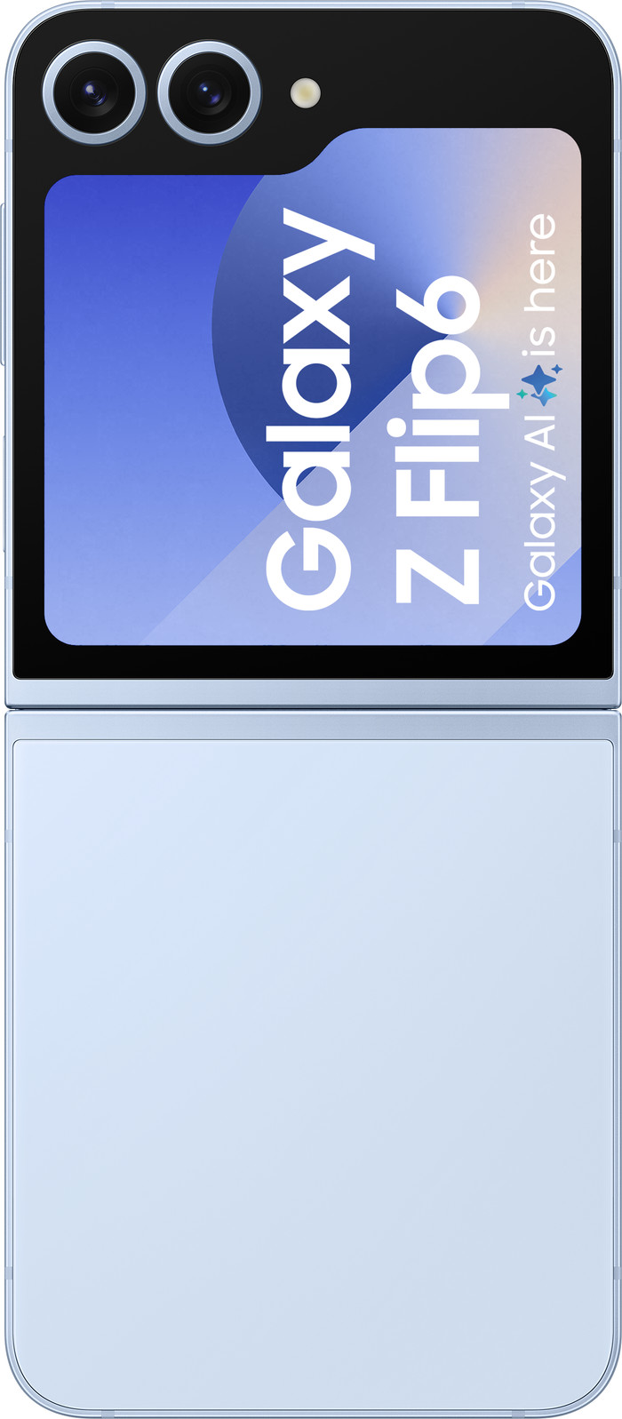 Samsung Galaxy Z Flip 6 512GB Blue 5G + Samsung Galaxy Watch 7 Silver 44mm back