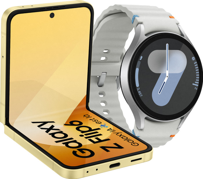 Samsung Galaxy Z Flip 6 256GB Yellow 5G + Samsung Galaxy Watch 7 Silver 44mm Main Image