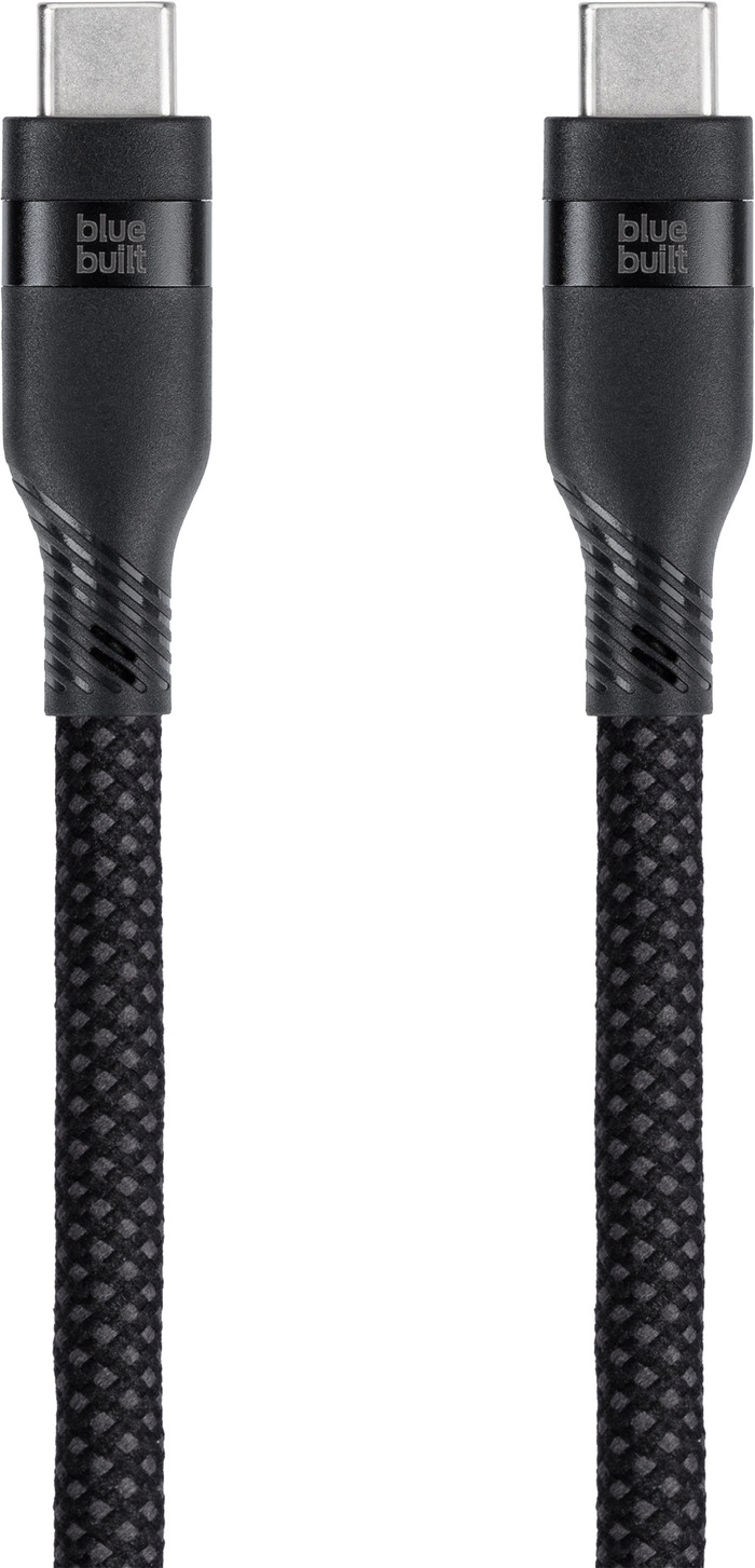 BlueBuilt Usb C Videokabel 240W 2m Nylon Zwart Main Image