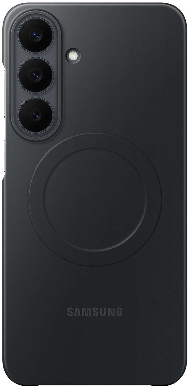 Samsung Galaxy S26 FE Siliconen Slim Back Cover met Magneet Zwart Main Image