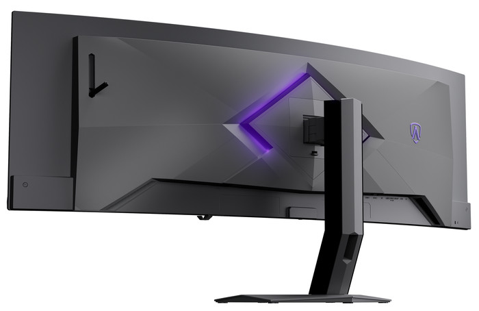AOC AGON PRO AGP497UCZD QD-OLED Curved achterkant