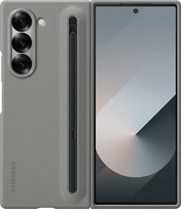 Samsung Galaxy Z Fold 6 Back Cover met S Pen Grijs voorkant