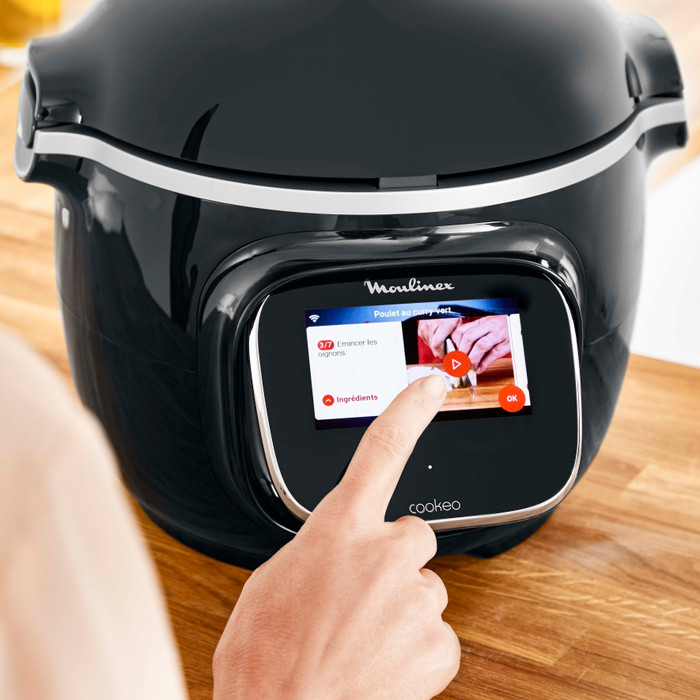 Moulinex Cookeo Touch Wifi CE902800 Zwart detail