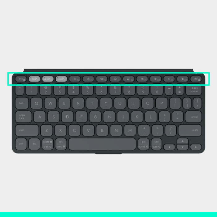 Logitech Keys-To-Go 2 Graphite AZERTY visual supplier