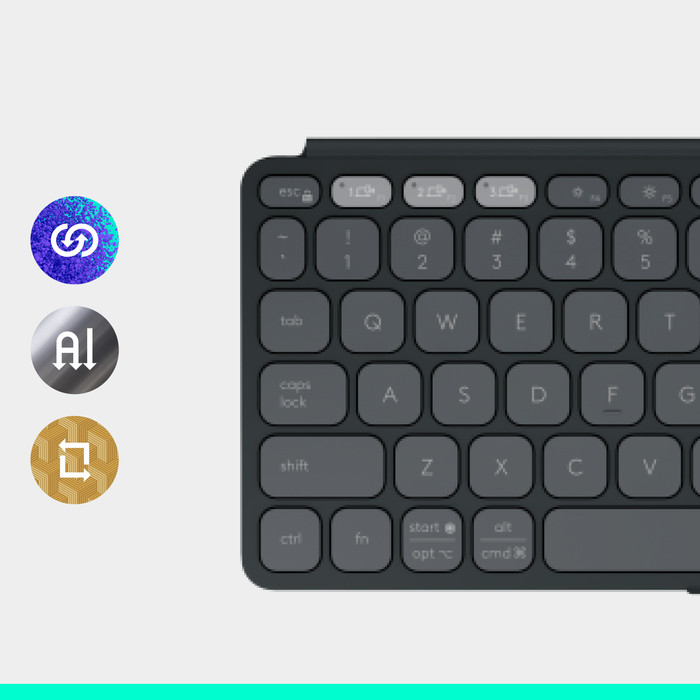 Logitech Keys-To-Go 2 Graphite AZERTY visual supplier