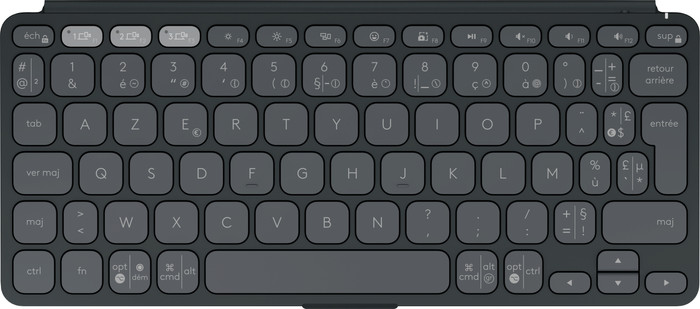 Logitech Keys-To-Go 2 Graphite AZERTY top