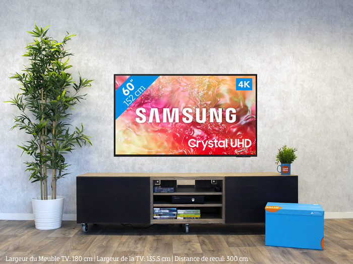 Samsung Crystal UHD 60DU7100 (2024) visuel Coolblue 1
