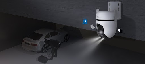 TP-Link Tapo C520WS product in gebruik