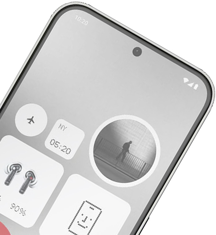 Just in Case Nothing Phone (2a) Tempered Glass Screen Protector Transparent detail